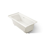 Archer® 60-in X 30-in Alcove Heated Bubblemassage Air Bath with Left-hand Drain
