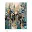Jaacov - Horloge murale paysage abstrait-136767045