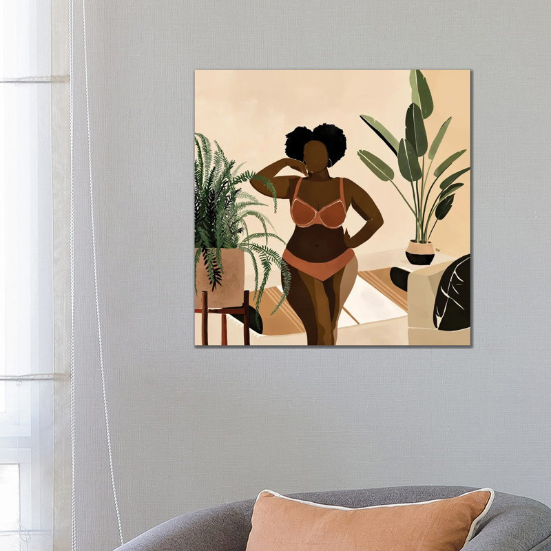 Amber 1 Piece Wrapped Canvas Wall Art, 66.04 cm H x 66.04 cm W x 1.91 cm D, Wrapped Canvas