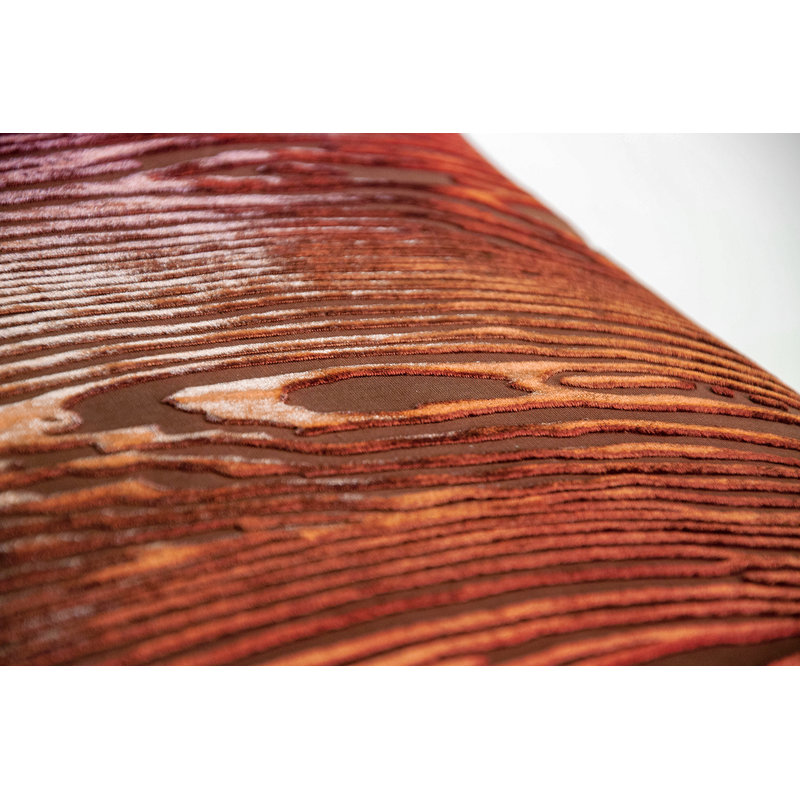  Rectangle Velvet Pillow Cover & Insert, Square 20"H x 20"W, Paprika