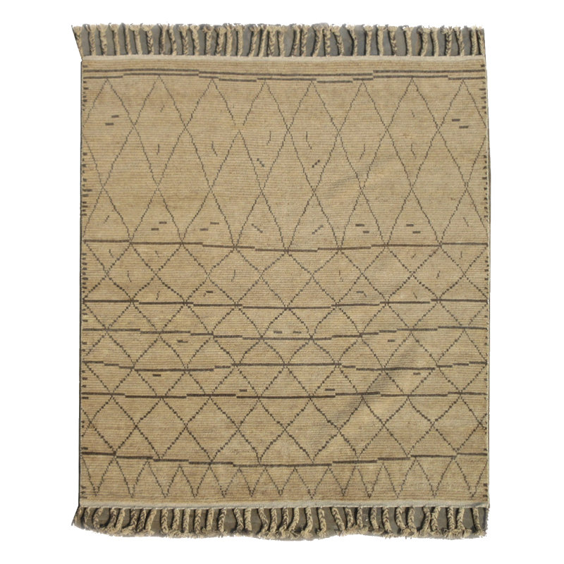 Tapis marocain fin, Rectangle 8 pi 8 po x 11 pi 6 po