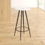 Richins Round Metal Base Dining Table-38837769