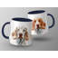 Three Watercolor Spaniel Dogs Design 11oz Coffee Mug-1522703633