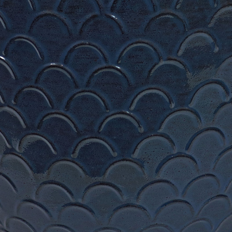 Pot de fleurs extérieur rond en métal 12,5 po x 12,5 po x 10,75 po Ralene - bleu - ensemble de 4, Bleu, 4