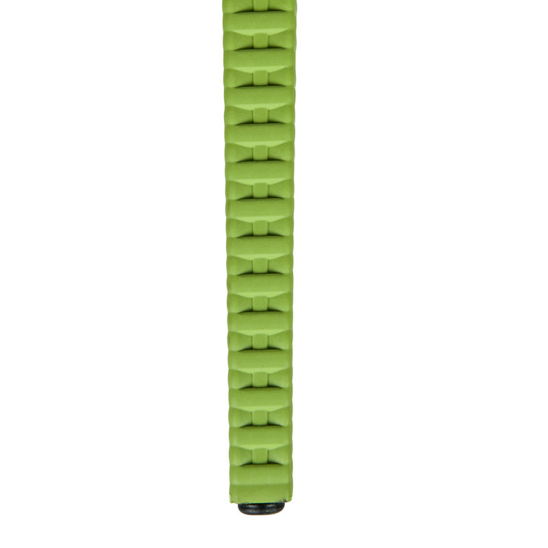 Chaise de patio d'extérieur empilable Quade, vert, Ensemble de 4