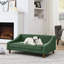 Canapé-lit surélevé durable et confortable avec accoudoirs irréguliers modernes, idéal pour la détente des chiens de taille moyenne et grande-900190567