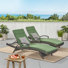 Ensemble de chaises longues inclinables 79,25 po Blaise