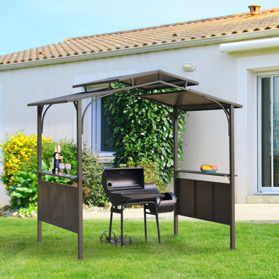5,2 pi L 8,4 pi. X P 8 pi H Gazebo en aluminium