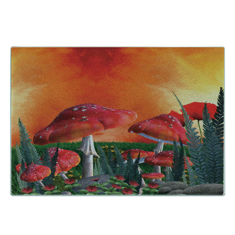 Planche à découper en verre trempé Ambesonne