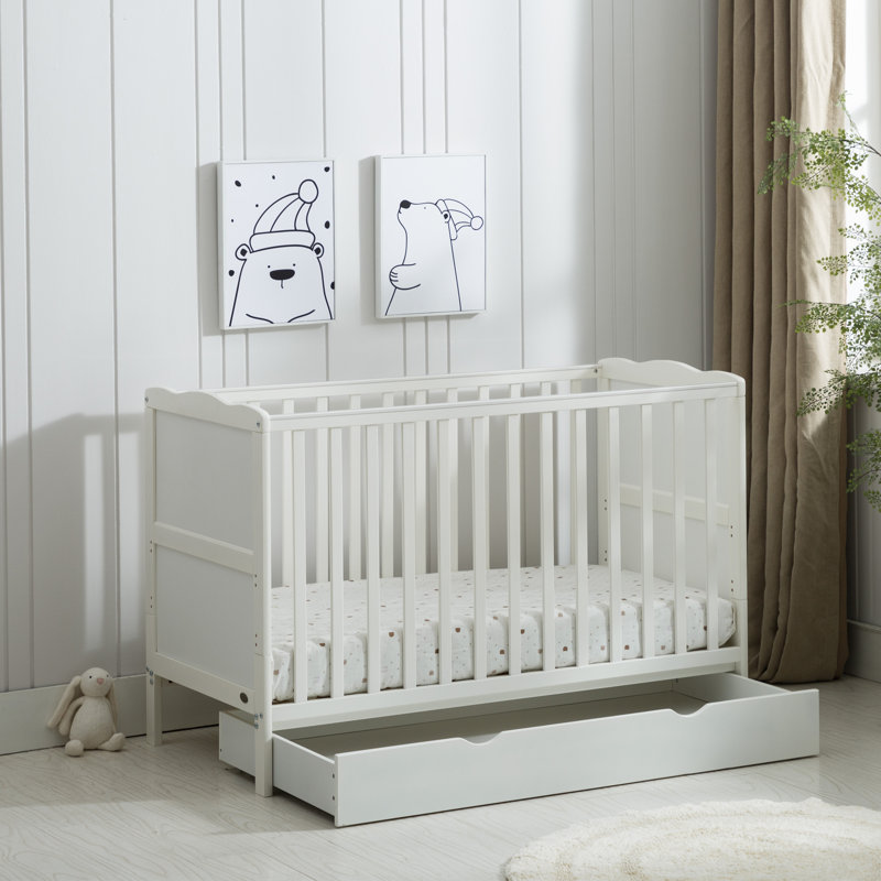 Draper Cot Bed, White