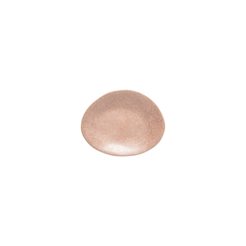 Assiette à hors-d'œuvre en grès Livia, ensemble de 6, Mauve / rose