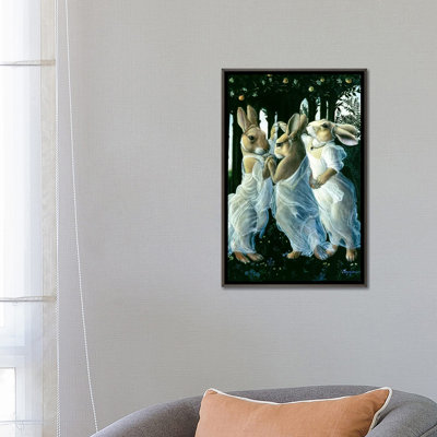 « Bunny graces » par Melinda Copper-impression d’art graphique