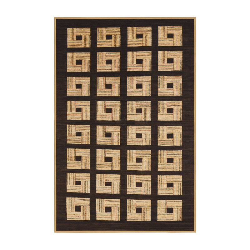 Tapis abstrait moderne 1618, Tapis de couloir 2 pi x 5 pi