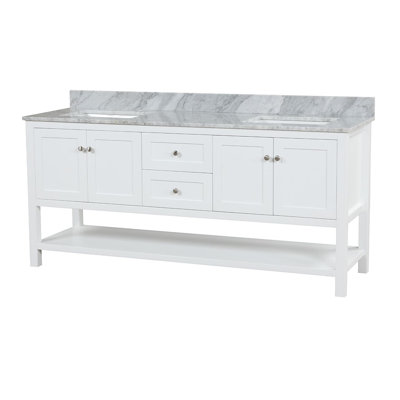 Ensemble de meuble-lavabo double 72 "Bristol