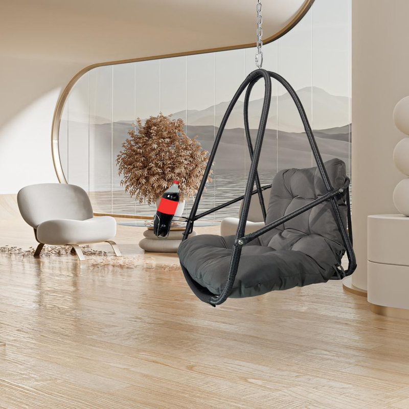 Balançoire avec chaise en forme d'œuf