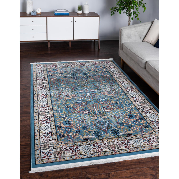 Tapis bleu Jackson Jackson