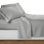 Microfiber Percale Sheet Set with Deep Pocket Fitted Sheet