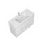 47 1/4 po L 19,5 / 8 po D Meuble-lavabo autoportant avec comptoir en résine -112301349
