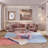 Modern Cloud Coffee Table With Could Shape Design, Irregular Indoor End Table For Living Room.-882487925