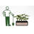 Delta Modern Vinyl Planter,-109424935-109424936