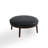 Full-Grain Genuine Italian Leather Ottoman-466259476