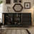 Home advanced rattan plaited sideboard cabinet