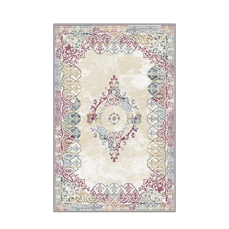 Elegant Hall Carpet, 31.5 x 78.7 inches | 100% Polyester, 0.4 inch Pile Height | Antibacterial, Non-Slip PVC Felt Dot Underside | Machine Washable, Durable Woven Design | Perfect for Entryways & Living Spaces