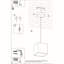 Anceline 1 - Light White Square/Rectangle Pendant-77911558