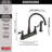 Windemere Two-Handle Kitchen Sink Faucet with Side Sprayer, 3-Hole Kitchen Faucet-15361344