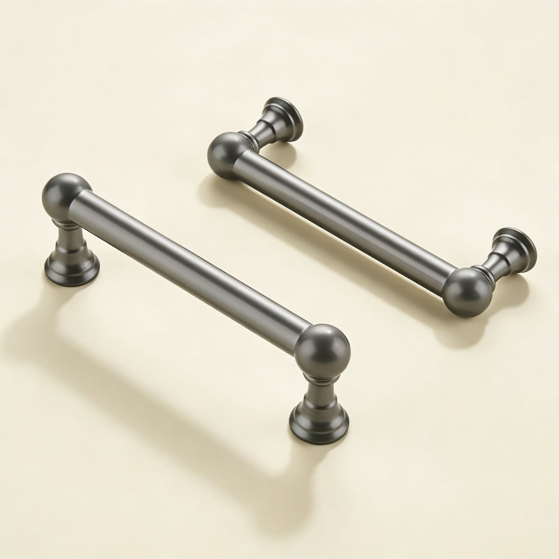 Poignées et poignées d'armoire robustes en alliage de zinc - Paquet de 10 pour armoires de cuisine, commodes et meubles-lavabos