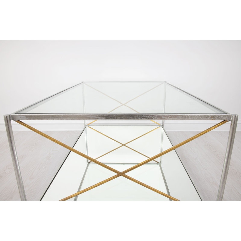 Iris Coffee Table, Silver