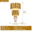 1 - Light Armed Sconce