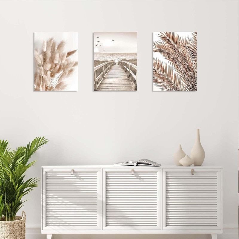 3 Piece Wrapped Canvas Wall Art