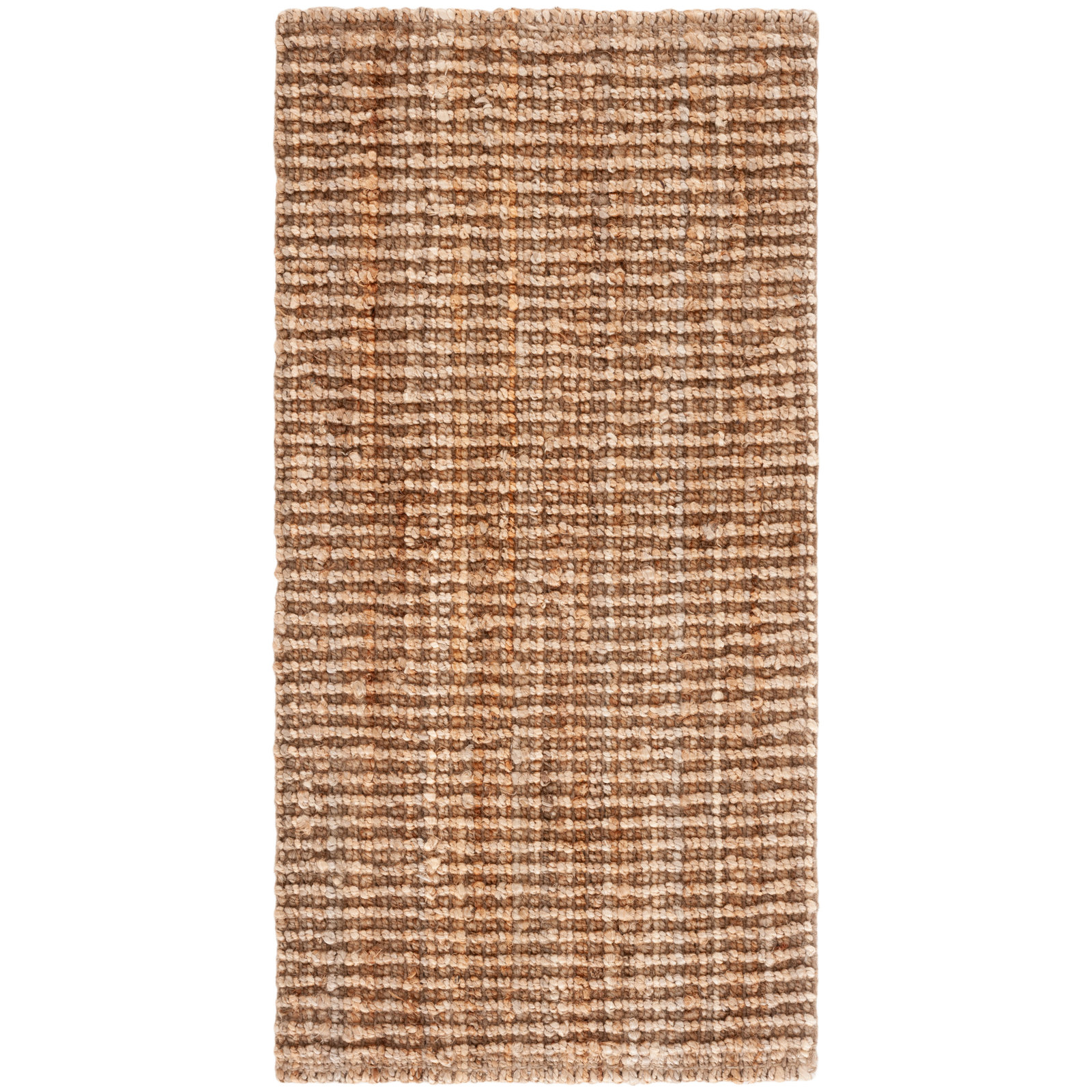 Erroll Handwoven Jute Area Rug, Rectangle 2' x 4'