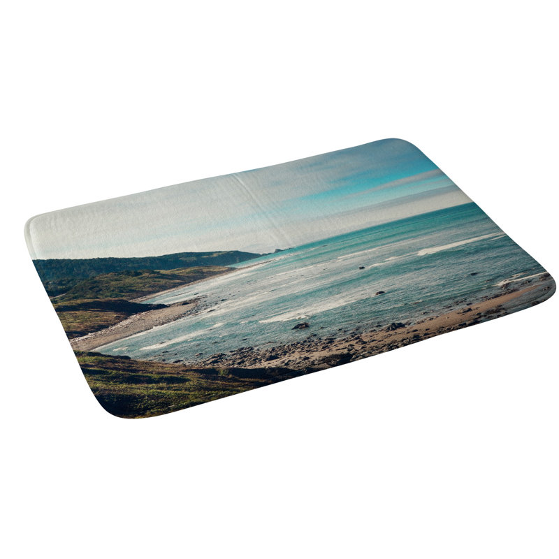 Tapis pour salle de bain de la côte california pacific coast