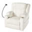 Fauteuil inclinable électrique avec chaleur et massage, pivotant à 270 ° et ports USB-1797557650-1797557651