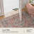 Persian Seal Plush Area Rug – Timeless Textured Accent with Non-Slip Base-2102360521