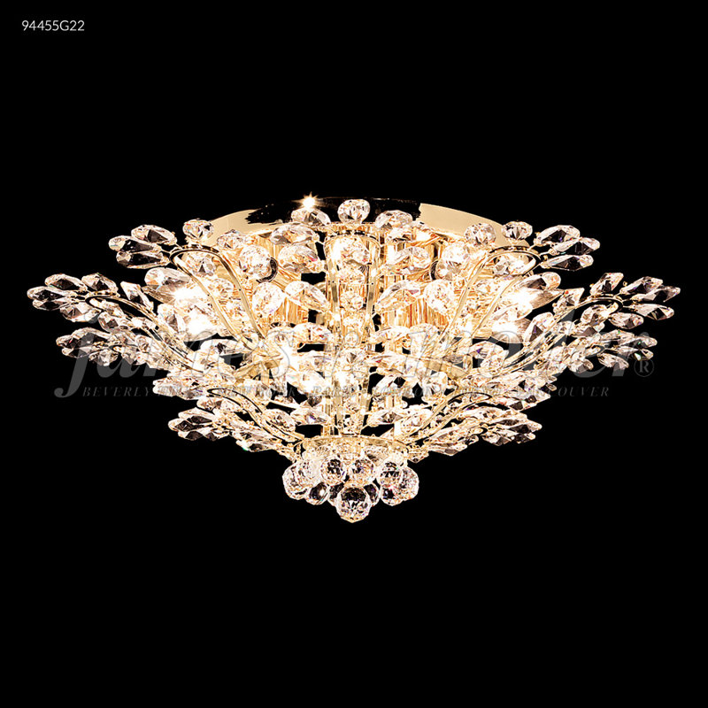 Plafonnier encastré Florale Collection, Teck doré