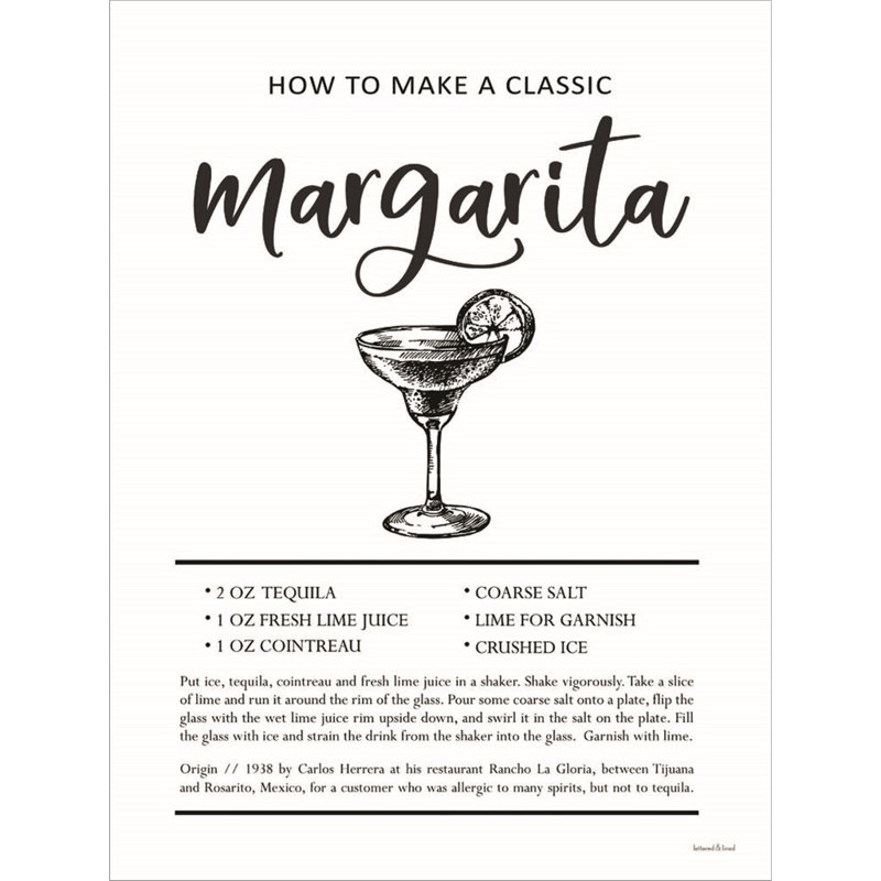" Margarita " by Lettered & Lined