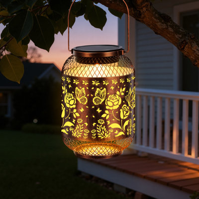Solar Powered Integrated Led Outdoor Lantern