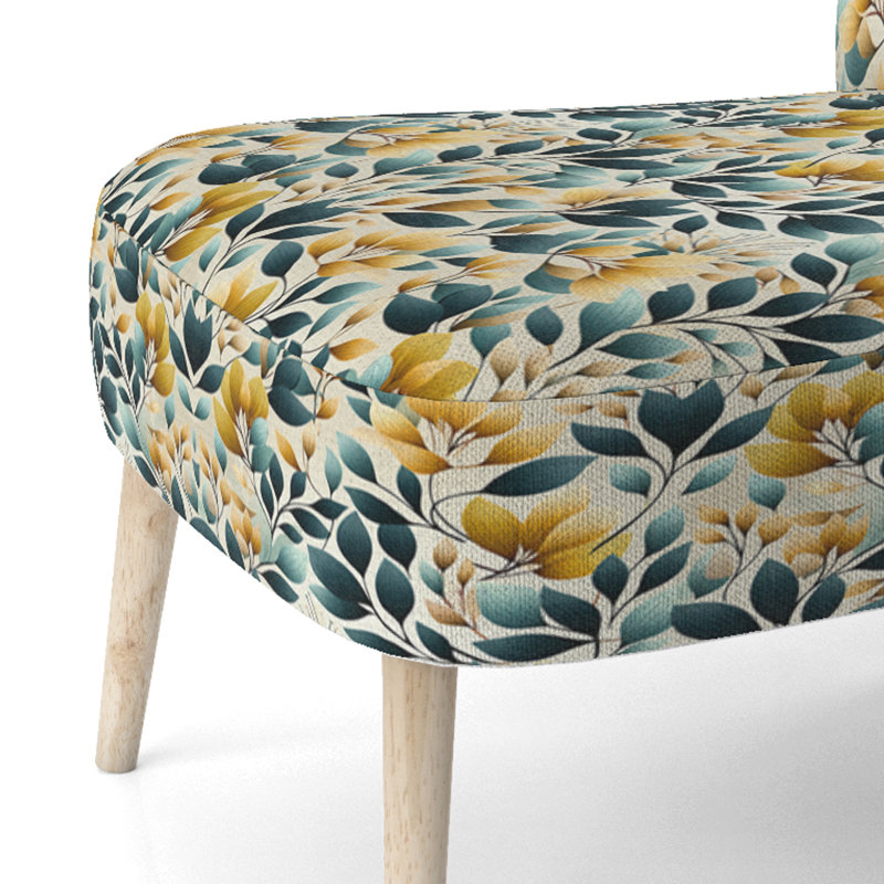 Soft Botanical Hues - Chaise d'appoint rembourrée