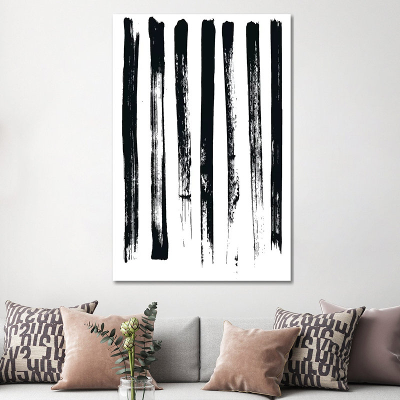 Earthy Coffee Cups by Elisabeth Fredriksson - Print on Canvas, 152.5 cm H x 101.5 cm W, Black Framed