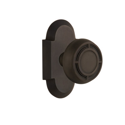 Cottage Plate with Mission Door Knob