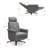 Upholstered Swivel Recliner