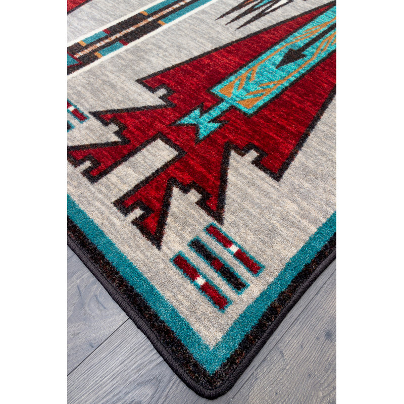 Southwestern Indoor Rug, Rectangle 2'8"x 3'11"