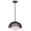 Luminaire suspendu noir à 1 lumière Cyrano
