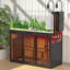 Aquarium 47,24 po de style industriel