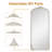 Arch Solid Wood Mirror Ornate Mirror Wall Mirror Retro Mirror with Carved Frame-146354680-146354683