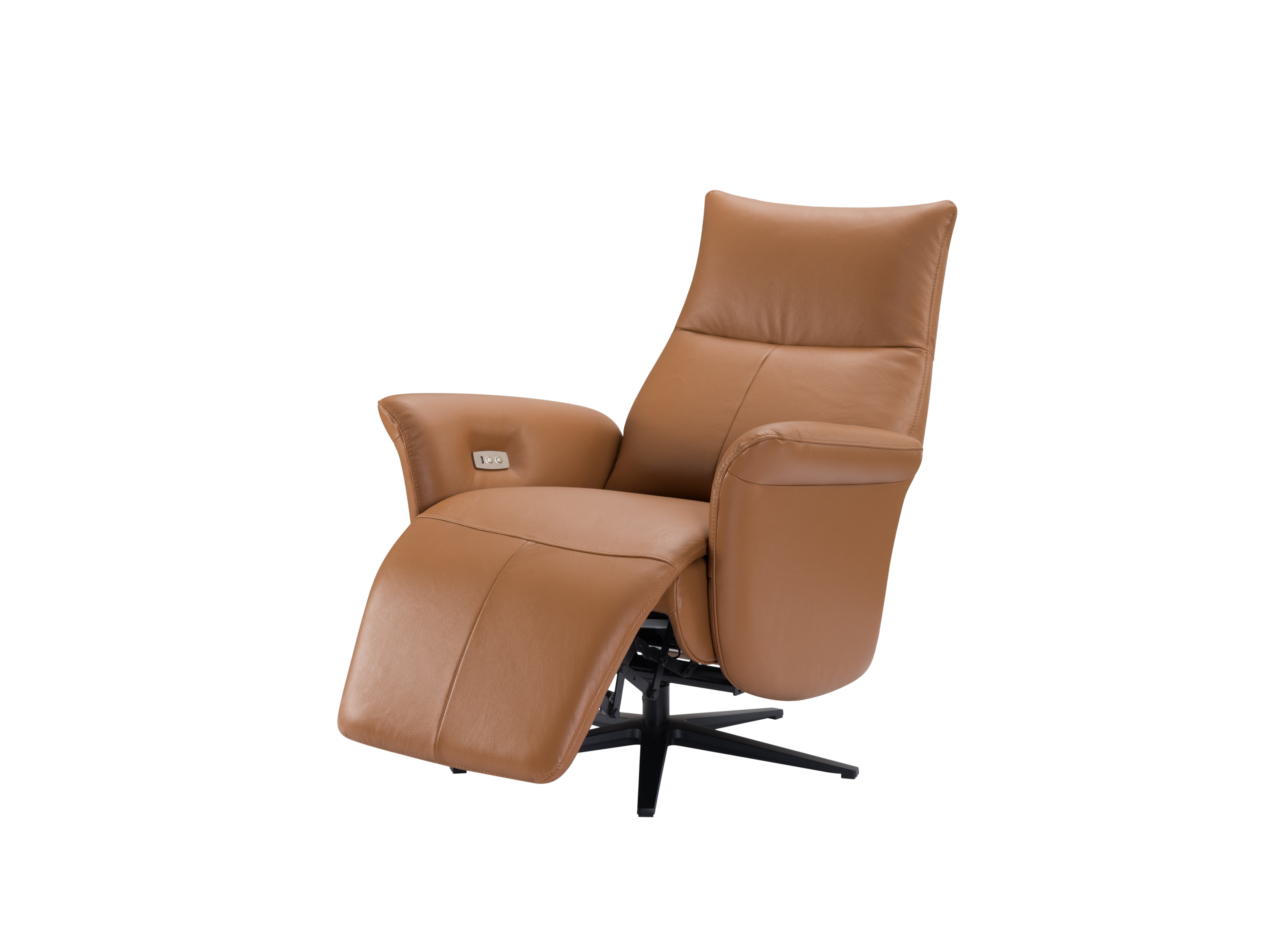 Latitude Run® Jernorris Leather Swivel Power Recliner & Reviews Wayfair