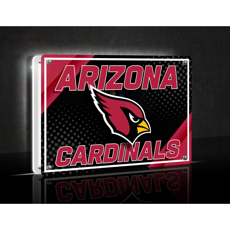 7" NFL Tabletop LED Sign, Arizona Cardinals